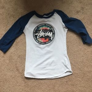 Stussy Graphic Baseball Shirt